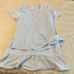 Michael Kors skirt and wrap top outfit set